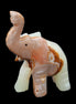 Afghan Jade hand-carved Elephant 67*30*113mm 252g in sunlight - Rocks and Things Store