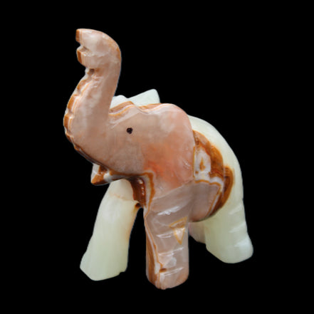 Afghan Jade hand-carved Elephant 67*30*113mm 252g in sunlight - Rocks and Things Store