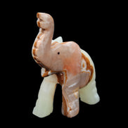 Afghan Jade hand-carved Elephant 67*30*113mm 252g in sunlight - Rocks and Things Store