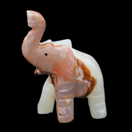 Afghan Jade hand-carved Elephant 67*30*113mm 252g in sunlight - Rocks and Things Store