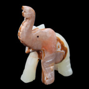 Afghan Jade hand-carved Elephant 67*30*113mm 252g in sunlight - Rocks and Things Store