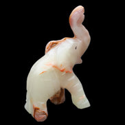 Afghan Jade hand-carved Elephant 67*30*113mm 252g in sunlight - Rocks and Things Store