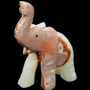 Afghan Jade hand-carved Elephant 67*30*113mm 252g in sunlight - Rocks and Things Store