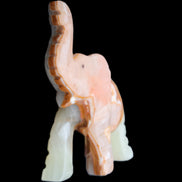 Afghan Jade hand-carved Elephant 67*30*113mm 252g in sunlight - Rocks and Things Store