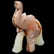 Afghan Jade hand-carved Elephant 67*30*113mm 252g in sunlight - Rocks and Things Store