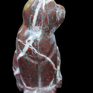 Marble hand-carved Cat 88*58*130mm 801g in sunlight - Rocks and Things Store