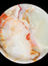 Afghan Jade hand-carved plate 154mm diameter 526g in sunlight - Rocks and Things Store