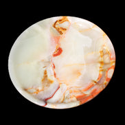 Afghan Jade hand-carved plate 154mm diameter 526g in sunlight - Rocks and Things Store