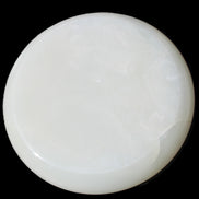 Afghan Jade Onyx  hand-carved plate 154mm diameter 526g in sunlight - Rocks and Things Store