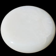Afghan Jade Onyx  hand-carved plate 154mm diameter 526g in sunlight - Rocks and Things Store