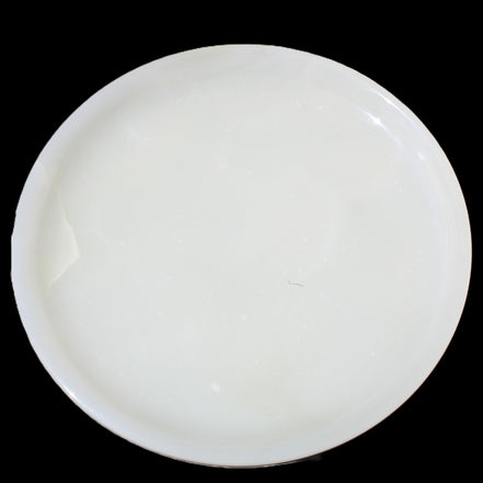Afghan Jade Onyx  hand-carved plate 154mm diameter 526g in sunlight - Rocks and Things Store