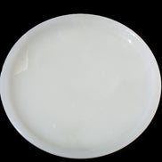 Afghan Jade Onyx  hand-carved plate 154mm diameter 526g in sunlight - Rocks and Things Store