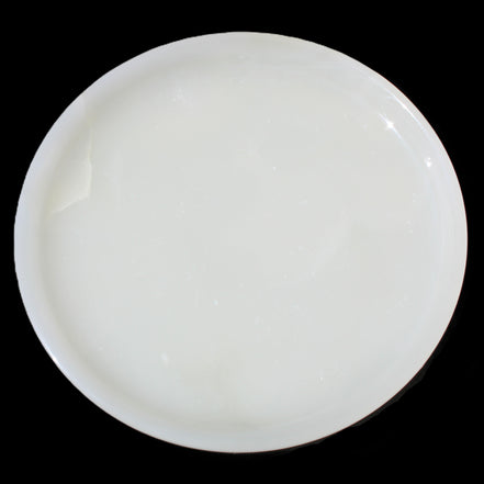 Afghan Jade Onyx  hand-carved plate 154mm diameter 526g in sunlight - Rocks and Things Store
