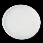Afghan Jade Onyx  hand-carved plate 154mm diameter 526g in sunlight - Rocks and Things Store