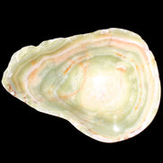 Afghan Jade hand-carved bowl irregular 152*100*41mm 467g in sunlight - Rocks and Things Store
