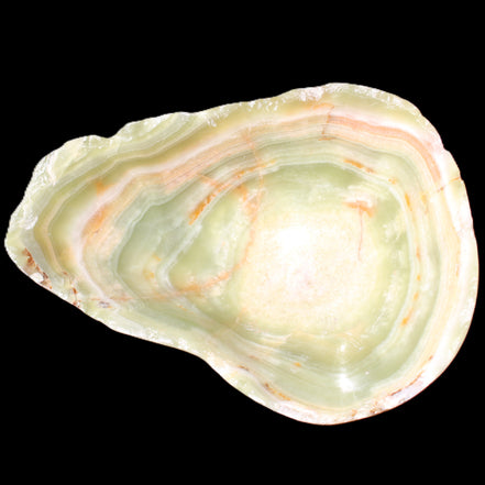 Afghan Jade hand-carved bowl irregular 152*100*41mm 467g in sunlight - Rocks and Things Store