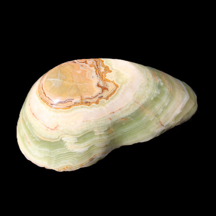 Afghan Jade hand-carved bowl irregular 152*100*41mm 467g in sunlight - Rocks and Things Store