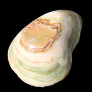 Afghan Jade hand-carved bowl irregular 152*100*41mm 467g in sunlight - Rocks and Things Store