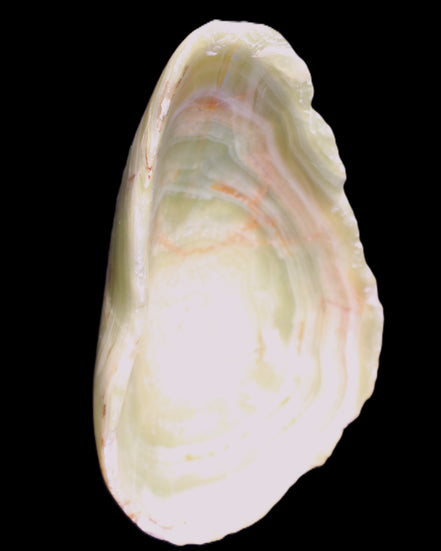 Afghan Jade hand-carved bowl irregular 152*100*41mm 467g in sunlight - Rocks and Things Store