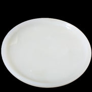 Afghan Jade Onyx  hand-carved plate 154mm diameter 526g in sunlight - Rocks and Things Store