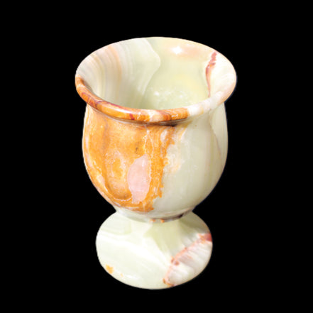 Afghan Jade goblets 80ml  62*95mm 226-250g in sunlight - Rocks and Things Store