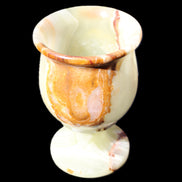 Afghan Jade goblets 80ml  62*95mm 226-250g in sunlight - Rocks and Things Store