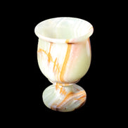 Afghan Jade goblets 80ml  62*95mm 226-250g in sunlight - Rocks and Things Store