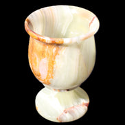 Afghan Jade goblets 80ml  62*95mm 226-250g in sunlight - Rocks and Things Store