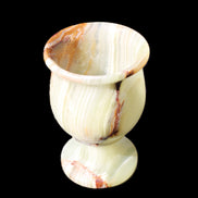 Afghan Jade goblets 80ml  62*95mm 226-250g in sunlight - Rocks and Things Store
