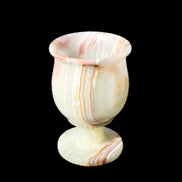 Afghan Jade goblets 80ml  62*95mm 226-250g in sunlight - Rocks and Things Store