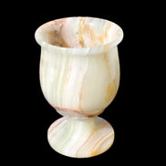 Afghan Jade goblets 80ml  62*95mm 226-250g in sunlight - Rocks and Things Store