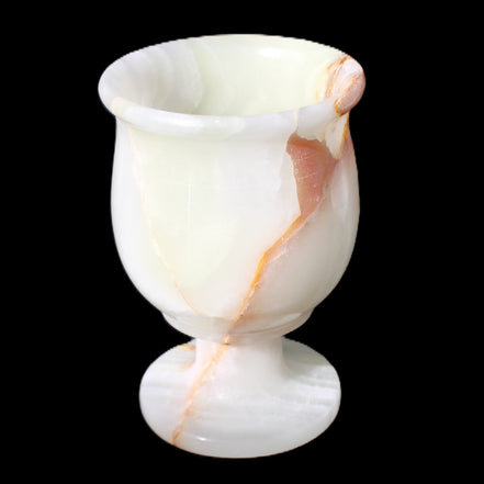 Afghan Jade goblets 80ml  62*95mm 226-250g in sunlight - Rocks and Things Store