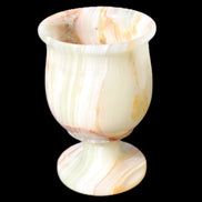Afghan Jade goblets 80ml  62*95mm 226-250g in sunlight - Rocks and Things Store