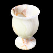 Afghan Jade goblets 80ml  62*95mm 226-250g in sunlight - Rocks and Things Store