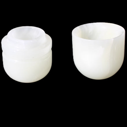 Afghan Jade hand-carved tooth-pick holder 46*86mm 273g in sunlight - Rocks and Things Store