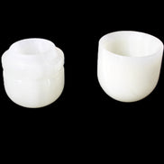 Afghan Jade hand-carved tooth-pick holder 46*86mm 273g in sunlight - Rocks and Things Store