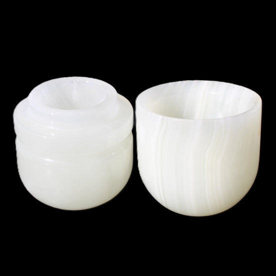 Afghan Jade hand-carved tooth-pick holder 46*86mm 273g in sunlight - Rocks and Things Store