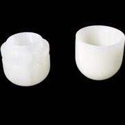 Afghan Jade hand-carved tooth-pick holder 46*86mm 273g in sunlight - Rocks and Things Store