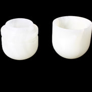 Afghan Jade hand-carved tooth-pick holder 46*86mm 273g in sunlight - Rocks and Things Store