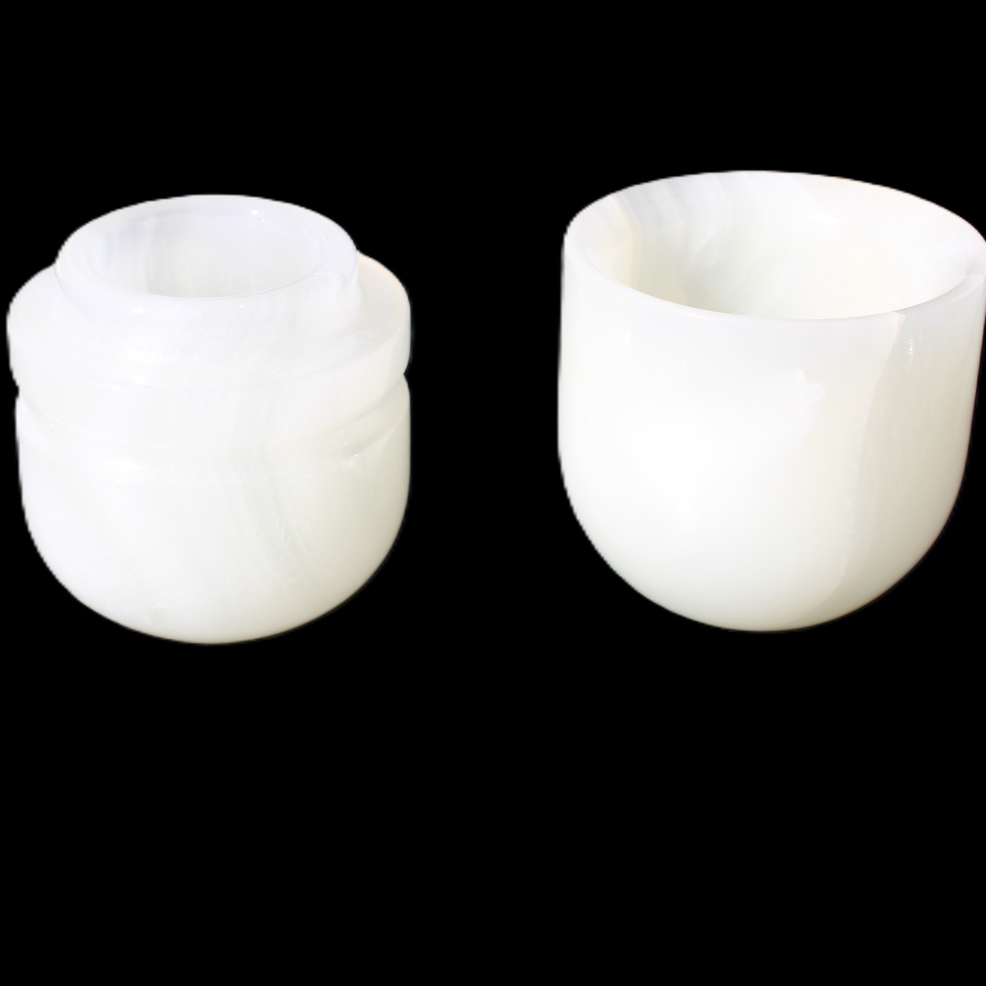 Afghan Jade hand-carved tooth-pick holder 46*86mm 273g in sunlight - Rocks and Things Store