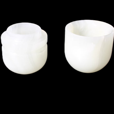 Afghan Jade hand-carved tooth-pick holder 46*86mm 273g in sunlight - Rocks and Things Store