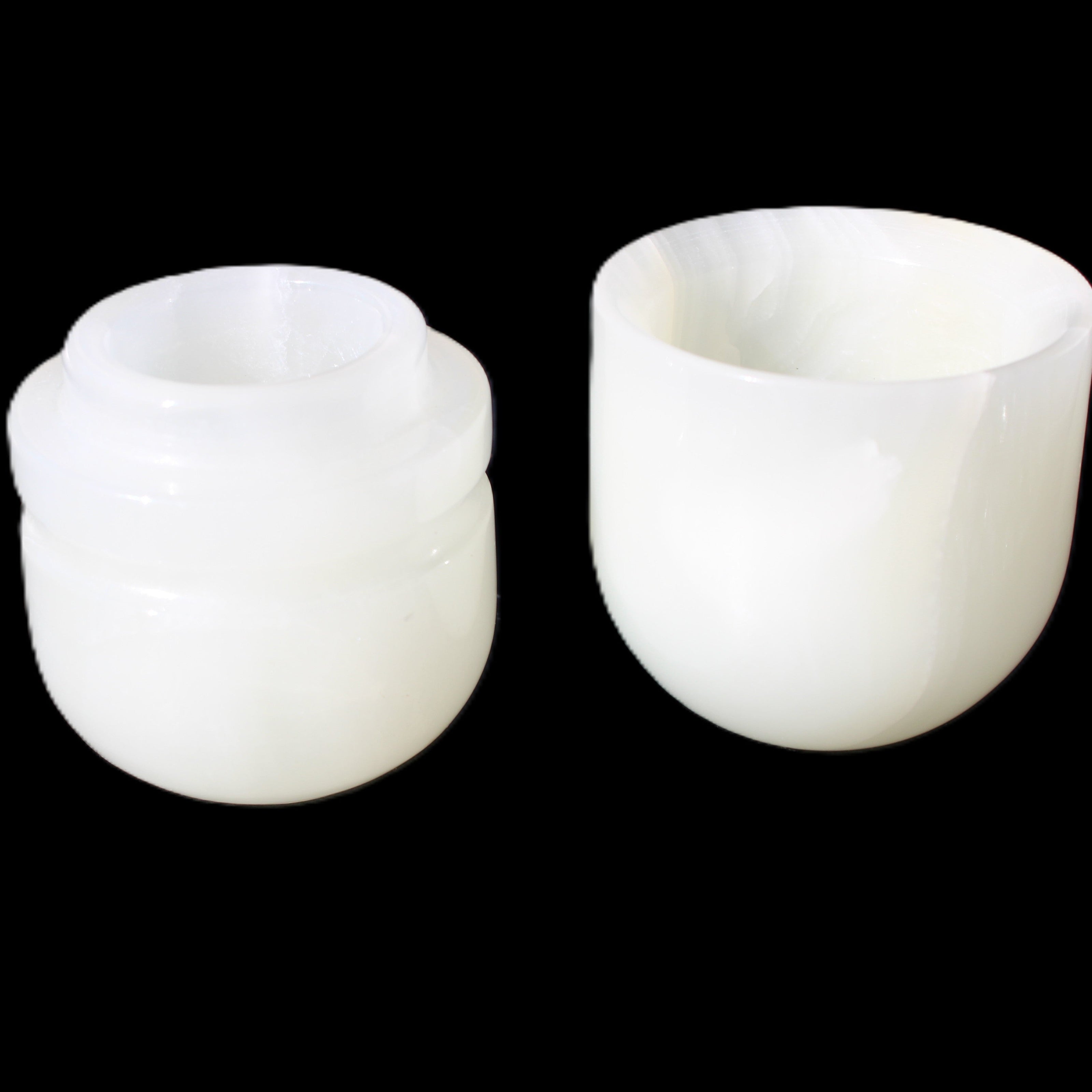 Afghan Jade hand-carved tooth-pick holder 46*86mm 273g in sunlight - Rocks and Things Store