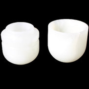 Afghan Jade hand-carved tooth-pick holder 46*86mm 273g in sunlight - Rocks and Things Store