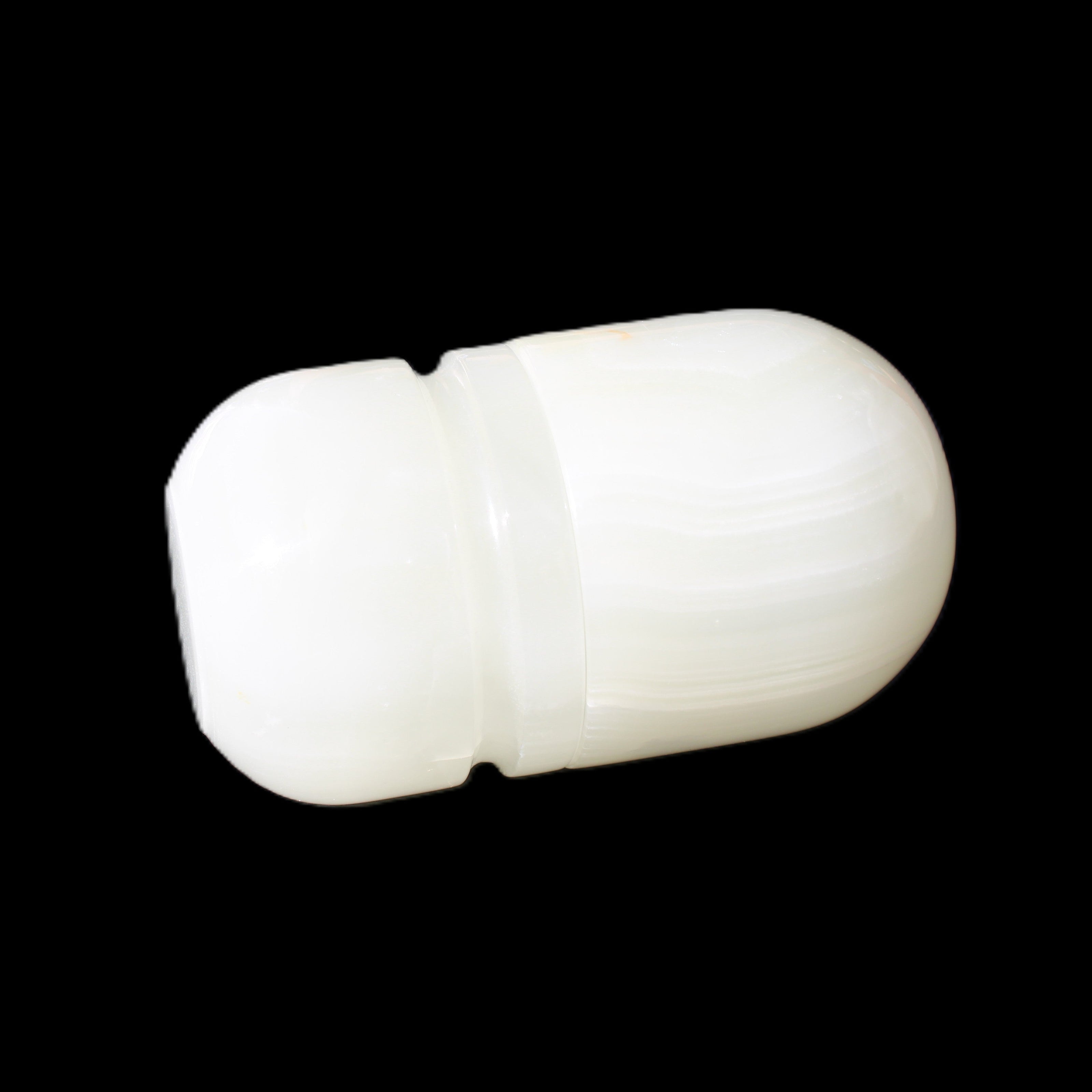 Afghan Jade hand-carved tooth-pick holder 46*86mm 273g in sunlight - Rocks and Things Store