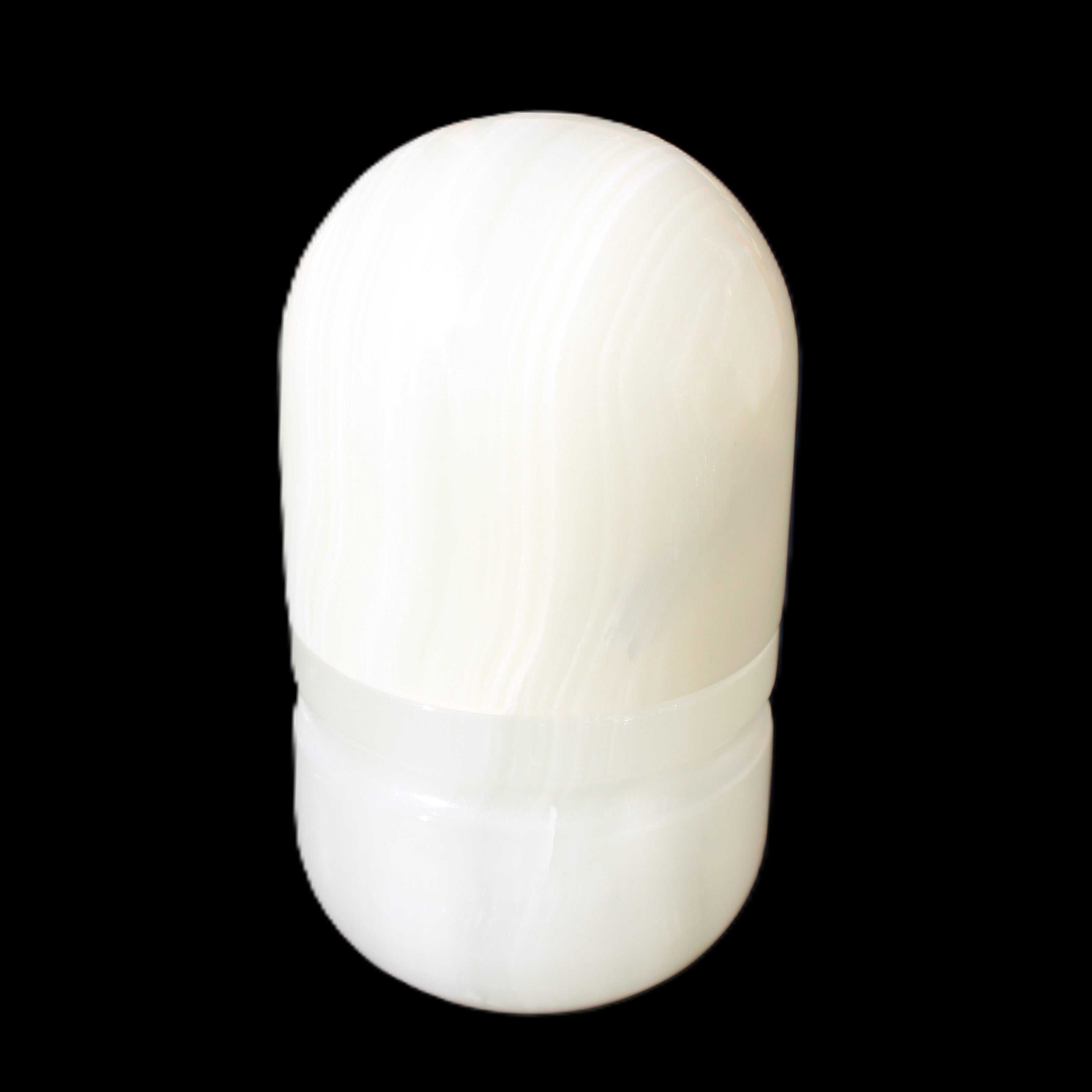 Afghan Jade hand-carved tooth-pick holder 46*86mm 273g in sunlight - Rocks and Things Store