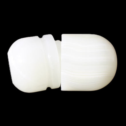 Afghan Jade hand-carved tooth-pick holder 46*86mm 273g in sunlight - Rocks and Things Store