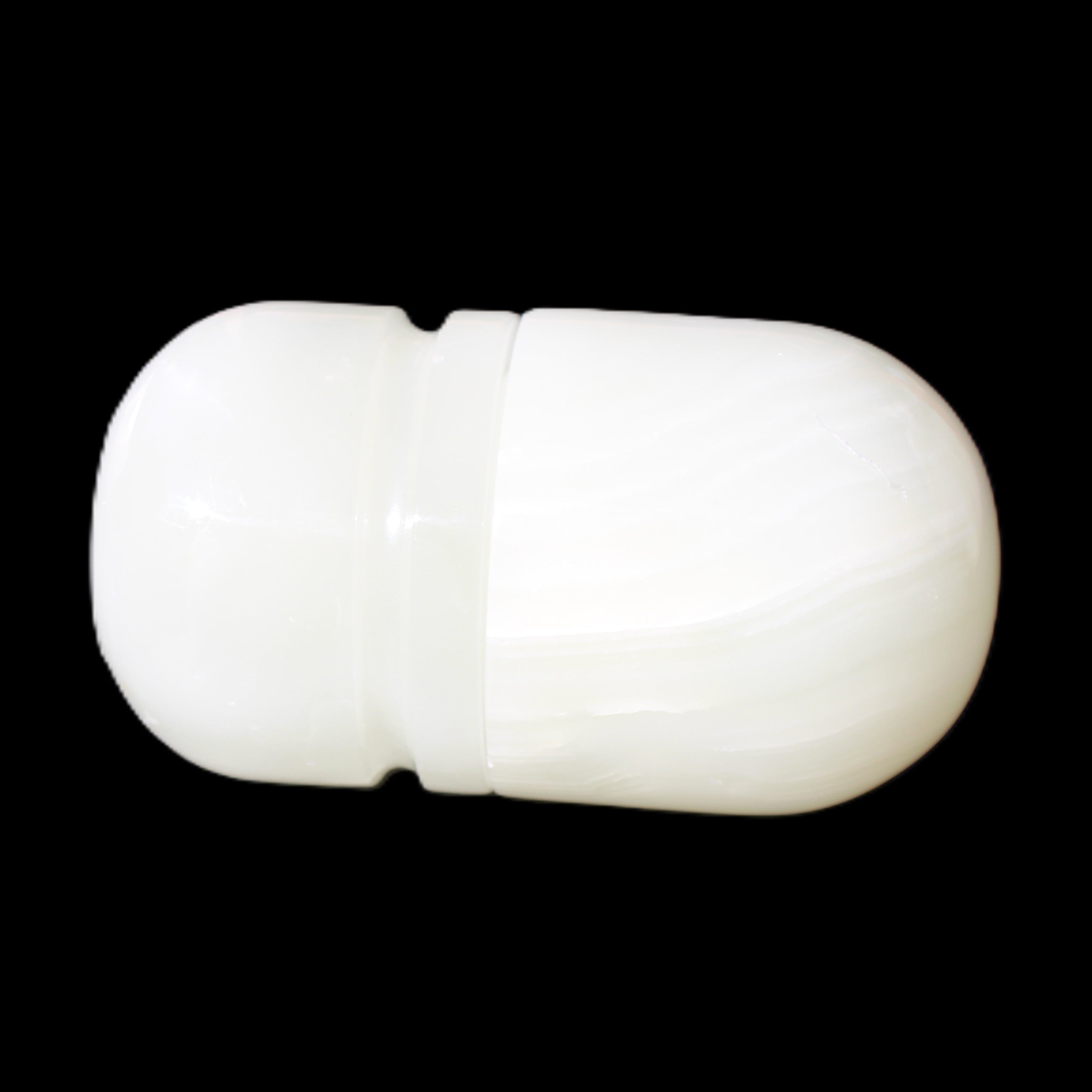Afghan Jade hand-carved tooth-pick holder 46*86mm 273g in sunlight - Rocks and Things Store