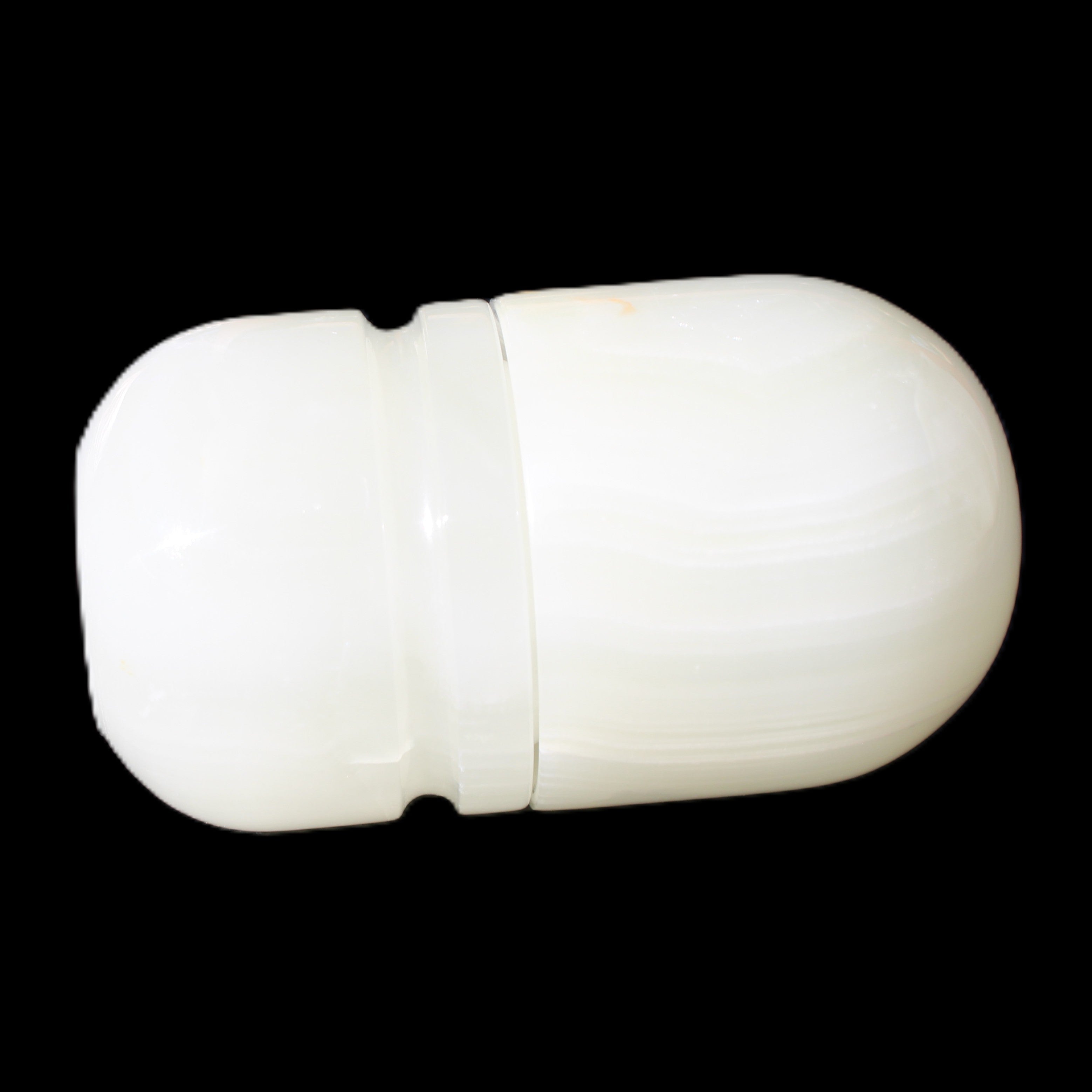 Afghan Jade hand-carved tooth-pick holder 46*86mm 273g in sunlight - Rocks and Things Store