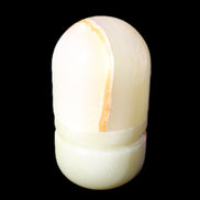 Afghan Jade hand-carved tooth-pick holder 47*90mm 278g in sunlight - Rocks and Things Store