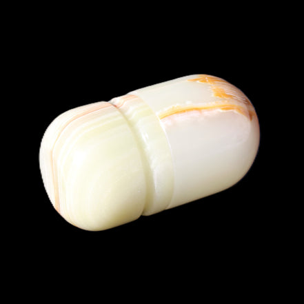 Afghan Jade hand-carved tooth-pick holder 47*90mm 278g in sunlight - Rocks and Things Store